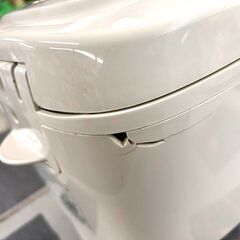 【自社配送は札幌市内限定】TIGER/タイガー マイコン炊飯ジャー 10合 JBH-G182 2020年製 ホワイト系 中古品 一部破損個所アリの画像