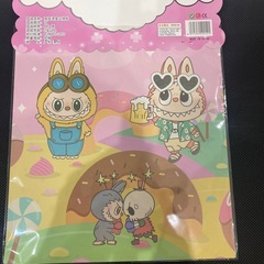 ラブブ　3Dシール　ぷくぷくシールの画像