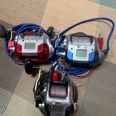 釣具　シマノ　電動リール　3点セットの画像