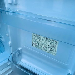 ✅SHARPノンフロン冷凍冷蔵庫✅ ✅SJ-D14C-W✅の画像