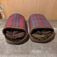 猫ハウス　キャットハウス　ベッド2個の画像