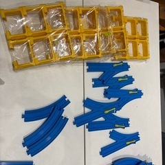 プラレール　レール　橋脚　いっぱい　まとめての画像