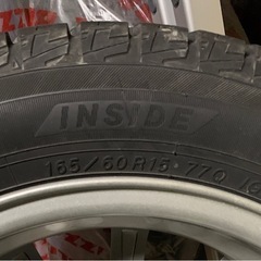 軽自動車用アルミホイール付きスタッドレスタイヤ×4　★165/60 R15 77Q ★YOKOHAMA アイスガード ファイブ プラス ig50plus  の画像