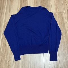 無印良品 洗えるウールミドルゲージクルーネックセーターの画像