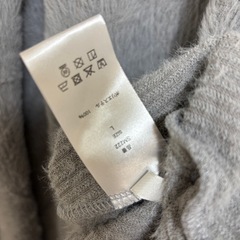 未使用 GRL グレイル　シャギーニットフレアミニワンピースsm222の画像