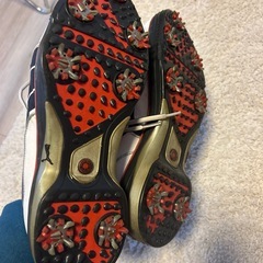 Puma ゴルフシューズ ホワイト/ブラック　サイズ26.5の画像
