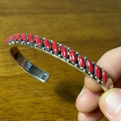 ナホバ族 インディアンジュエリー バングル SILVER 925 ヴィンテージの画像