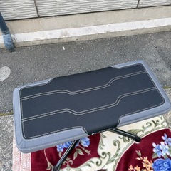 【美品】　Bauhutte/バウヒュッテ ゲーミングオットマンワイド BOT-700-BK 幅71cm ブラック　スツール/チェアの画像