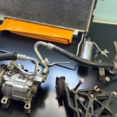 【S15 シルビア SR20DETエアコンコンプレッサー一式 】シルビアエアコン
値下げ交渉OK‼️の画像