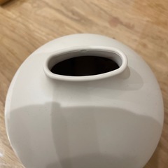 ティッシュケース　ポット　ベージュ　オシャレ　インテリアの画像