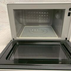 【YAMADA】 ヤマダ 電子レンジ YMW-S18B1 2017年製 動作確認済み ホワイト キッチン家電 フラットテーブル A1083の画像