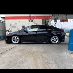 【値下げ交渉歓迎】深リム18インチ　pcd100　9J+30 タイヤ２本新品　の画像