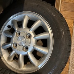 【今日明日限定1割引します】155/65/R13軽自動車スタッドレス＋アルミホイールの画像