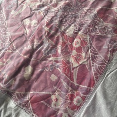 掛け布団⑥ ピンク　白 和柄 掛布団 の画像