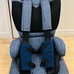 日本育児チャイルドシート トラベルベストEC+ デニム【外箱あり】おまけ：抜け出し防止カバーの画像