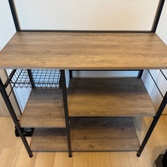 【田野様】レンジボード 幅90cm キッチンラック　の画像