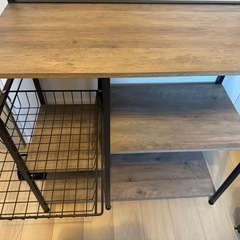 【田野様】レンジボード 幅90cm キッチンラック　の画像