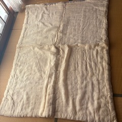 掛け布団⑦ 花柄　白　掛布団の画像