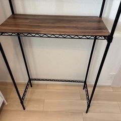 アイリスオーヤマ レンジ台 冷蔵庫ラック ハイタイプ 荷重100kgの画像