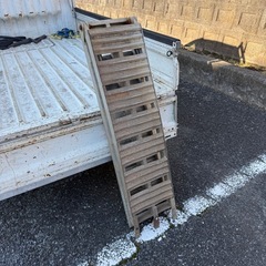 限定地域1000円でお届け🛻ただのラダーです🛵二輪・バイク搬出・搬入🛵 バイク スロープ 折りたたみ アルミラダー アルミブリッジ の画像