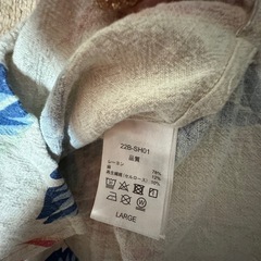 アロハシャツ かりゆし Lサイズ Local Motion リーフ柄の画像