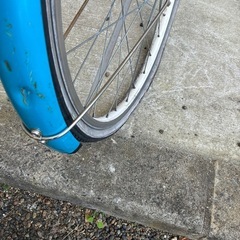 子供自転車　22インチ　パンクしてますの画像