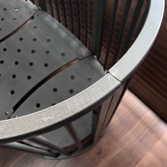 【訳あり】STOKKE スリーピー V2 ベビーベッド　ヘイジーグレー　木枠のみの画像