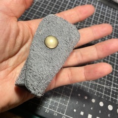 教室◼︎牛本革ヌバックレザーキーケースMINIの画像