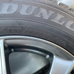 195／65 R15スタッドレスタイヤ➕ホイール4本の画像