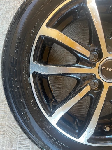 155/65r14アルミホイールとタイヤ