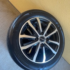 155/65r14アルミホイールとタイヤの画像