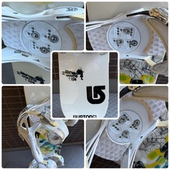 美品 バートン BURTON スノーボード 板 バートン ビンディングもバートン✨ の画像