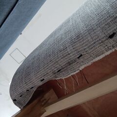 リユースのサカイ栃木店★ジモティ割あり★  ソファーセット グレージュ W111×D62×H73 クリーニング済み TC12207の画像