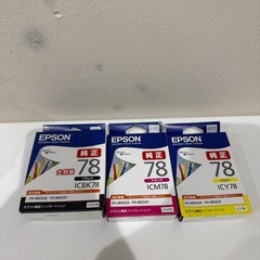 EPSON ICM78,ICY78,ICBK78
の画像