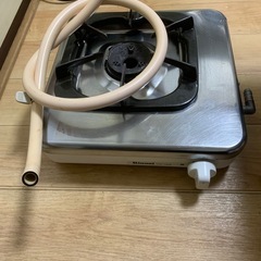Rinnai ガスコンロ RTS-1NDB 使用中・動作良好 の画像