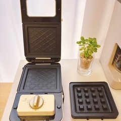 ホットサンドワッフルメーカーの画像