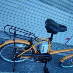 [Panasonic]Sugar Drop(シュガードロップ)20吋 電動アシスト自転車 6.6Ahバッテリー+充電器(シアオレンジ)の画像