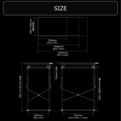 バウヒュッテ スタンディングデスクの画像