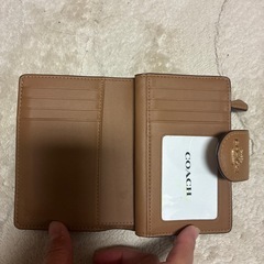 coachの財布の画像