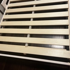 シングルベッドフレーム&ニトリ三つ折りマットレスの画像