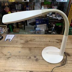 オーム電機 OHM LEDフル調光式デスクライト 白 ODS-L18WA 動作確認済みの画像