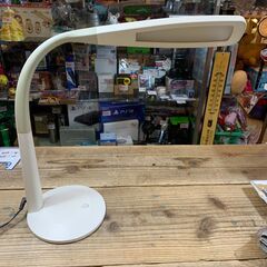 オーム電機 OHM LEDフル調光式デスクライト 白 ODS-L18WA 動作確認済みの画像