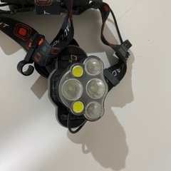ヘルメット用 充電式ヘッドライトの画像