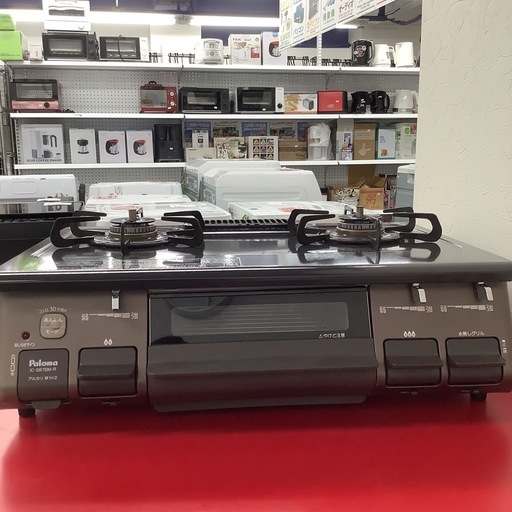 Paroma   パロマ　ガステーブル　ガスコンロ　IC-S87BM-2R   2022年製  都市ガス