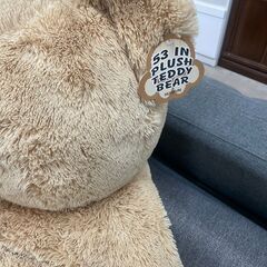 リサイクルショップどりーむ天保山店　No5484 コストコベア　熊さん　身長１３０ｃｍ　でっかいぬいぐるみ💓の画像