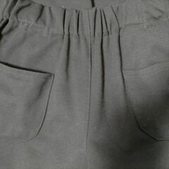 未使用品 黒のワイドパンツの画像