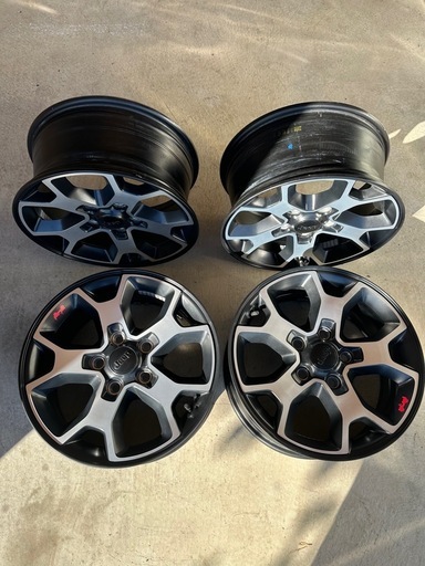 ジープ JL ラングラー ルビコン 純正 17インチ ホイール 4本 (ん) 韮川