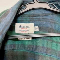 ✨️カッコイイです✨️ メンズ Alcarza チェック柄 フランネルシャツ Mの画像