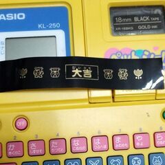 CASIO　ラベルライターの画像