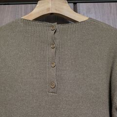 【SEA DRESS】※美品※シードレス 前後2wayロングスリット リブニットワンピース Мの画像